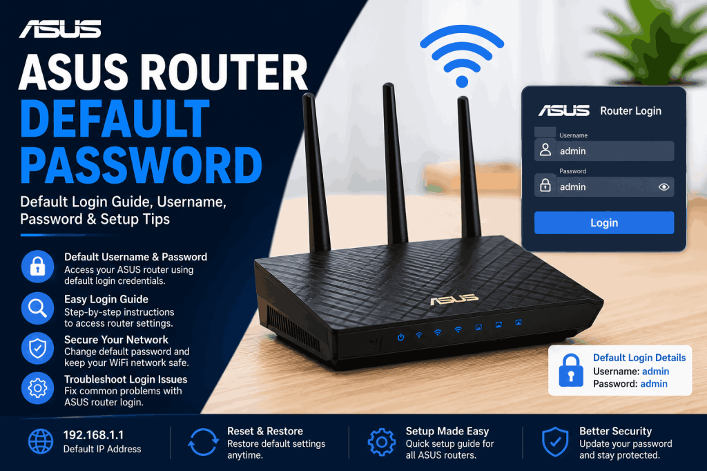 ASUS Router Default Username and Password&nbsp;Explained